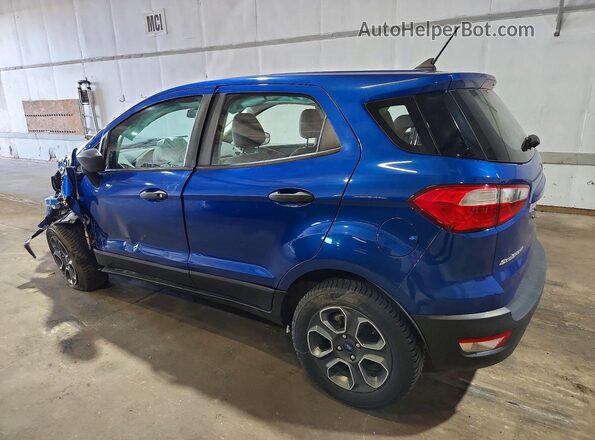 MAJ3S2FE9LC320514 2020 FORD ECOSPORT Blue Задня ліва чверть