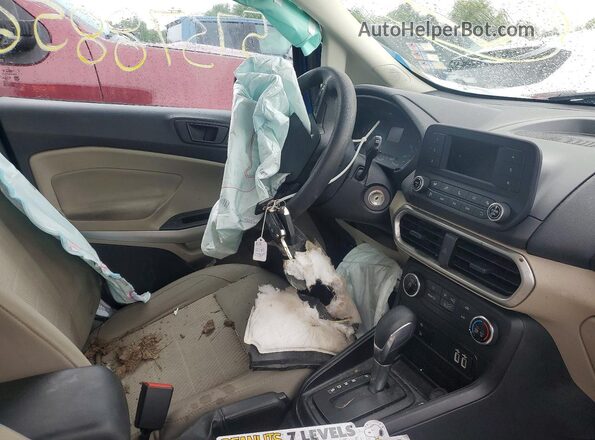 MAJ3S2FE9LC320514 2020 FORD ECOSPORT Blue Вид салону спереду