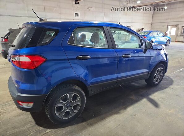 MAJ3S2FE9LC320514 2020 FORD ECOSPORT Blue Задня права чверть