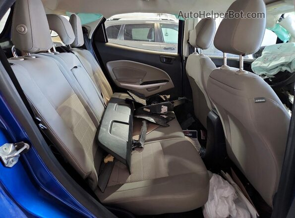 MAJ3S2FE9LC320514 2020 FORD ECOSPORT Blue Вид задніх сидінь