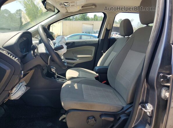 MAJ3S2FEXKC255221 2019 FORD ECOSPORT Silver Вид салону спереду