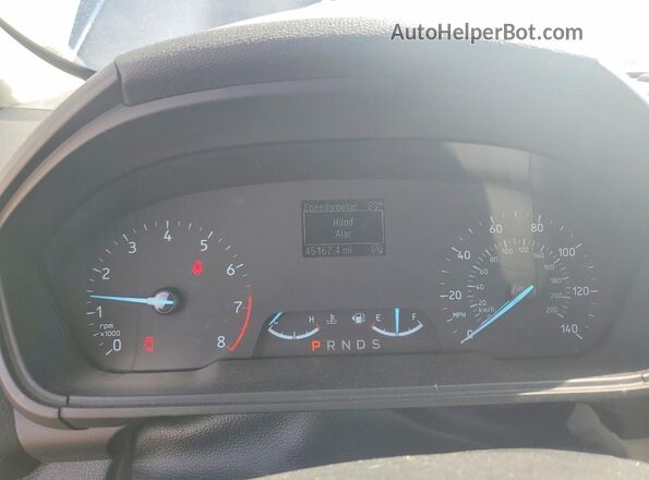 MAJ3S2FEXLC337418 2020 FORD ECOSPORT Серый Вид щитка приборов