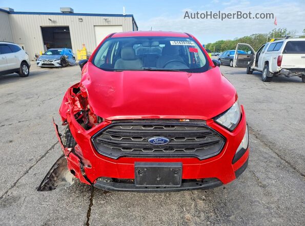 MAJ3S2FEXMC397734 2021 FORD ECOSPORT Red Vista frontal