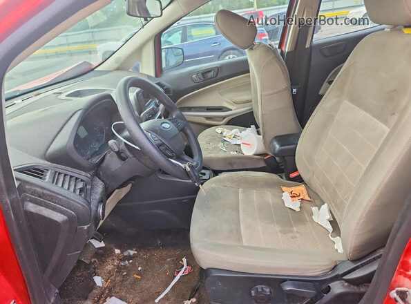 MAJ3S2FEXMC397734 2021 FORD ECOSPORT Red Vista interior delantera