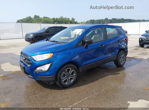 MAJ3S2FEXMC453266 2021 FORD ECOSPORT Blue Przód lewy