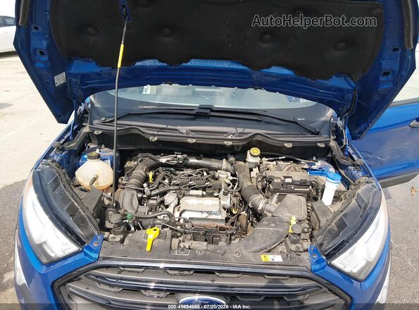 MAJ3S2FEXMC453266 2021 FORD ECOSPORT Blue Widok z tyłu