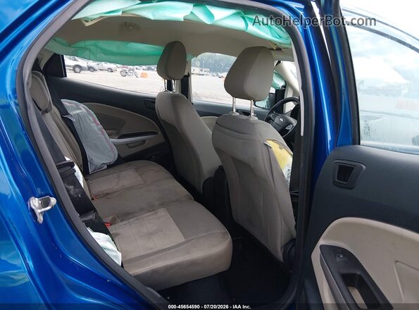 MAJ3S2FEXMC453266 2021 FORD ECOSPORT Blue Widok naklejki z numerem VIN