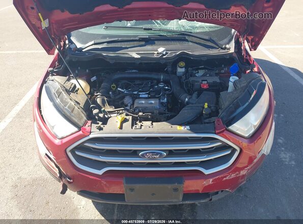 MAJ3S2GE0KC291000 2019 FORD ECOSPORT Red Vista trasera