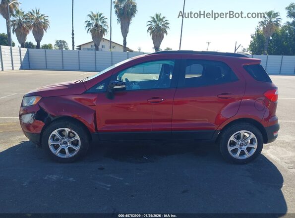 MAJ3S2GE0KC291000 2019 FORD ECOSPORT Red 