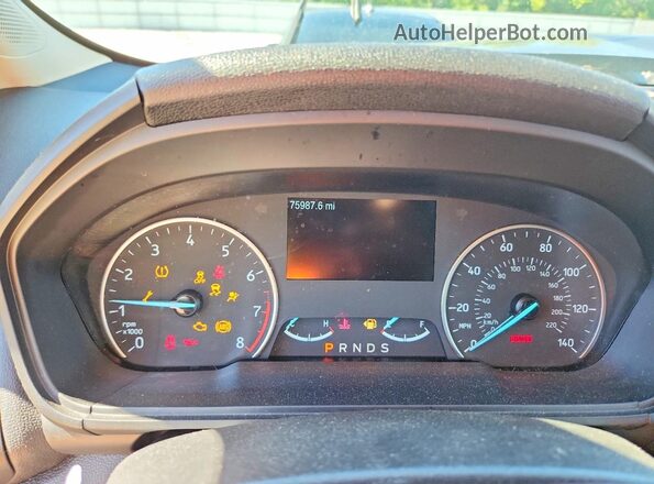 MAJ3S2GE0KC300908 2019 FORD ECOSPORT Черный Вид щитка приборов