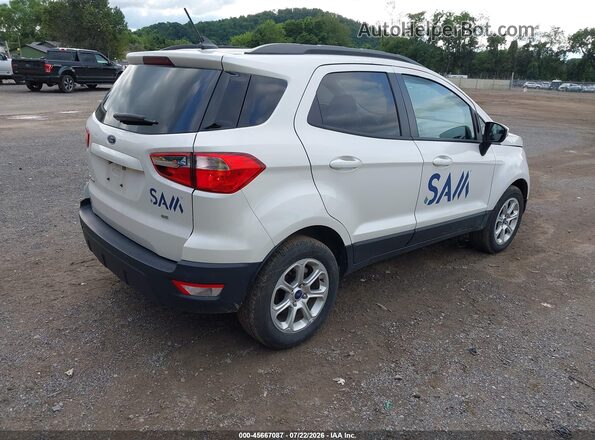 MAJ3S2GE0MC456045 2021 FORD ECOSPORT Белый Задняя правая четверть