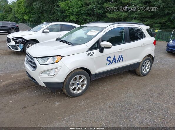 MAJ3S2GE0MC456045 2021 FORD ECOSPORT Белый Передняя левая четверть