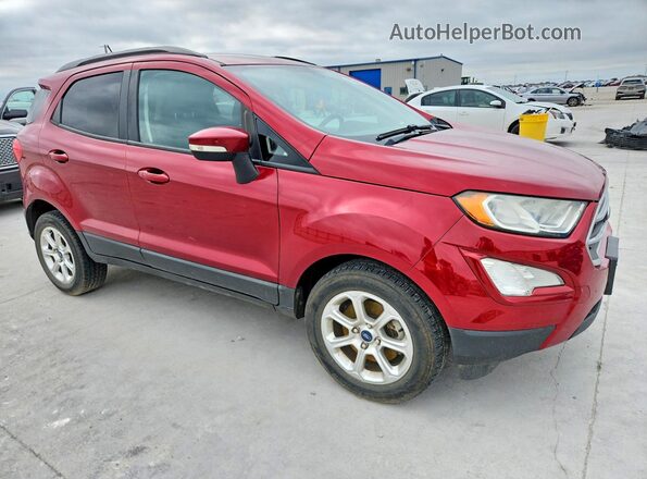 MAJ3S2GE1KC268874 2019 FORD ECOSPORT Red წინა მარჯვენა