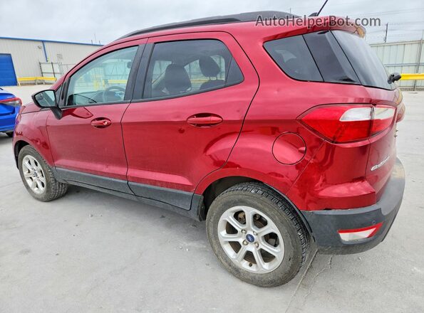 MAJ3S2GE1KC268874 2019 FORD ECOSPORT Red უკანა მარცხენა