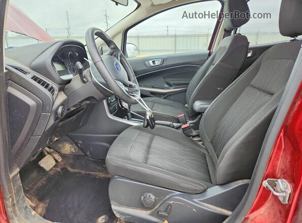 MAJ3S2GE1KC268874 2019 FORD ECOSPORT Red წინა სალონის ხედი