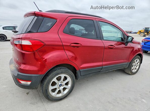 MAJ3S2GE1KC268874 2019 FORD ECOSPORT Red უკანა მარჯვენა