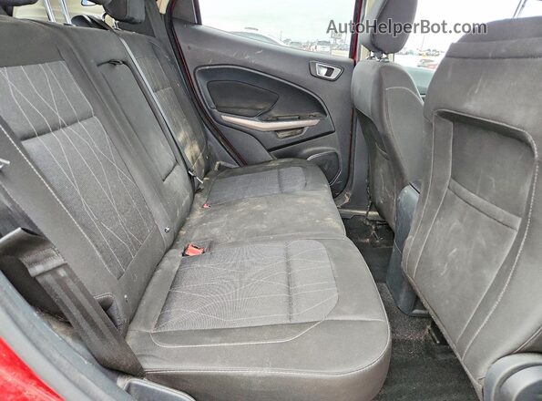 MAJ3S2GE1KC268874 2019 FORD ECOSPORT Red უკანა სავარძლების ხედი