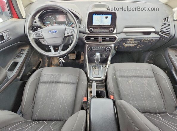 MAJ3S2GE1KC268874 2019 FORD ECOSPORT Red წინა პანელის ხედი