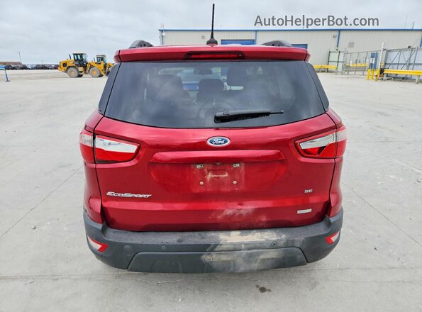 MAJ3S2GE1KC268874 2019 FORD ECOSPORT Red უკანა ხედი