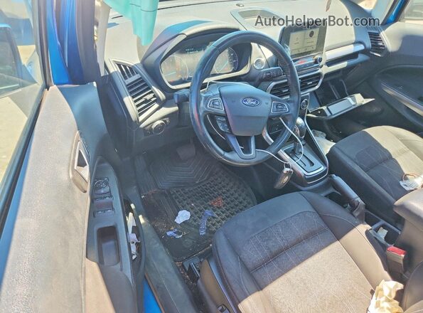 MAJ3S2GE1KC279440 2019 FORD ECOSPORT Blue წინა პანელის ხედი
