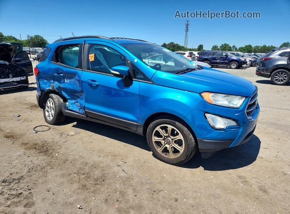 MAJ3S2GE1KC279440 2019 FORD ECOSPORT Blue წინა მარჯვენა