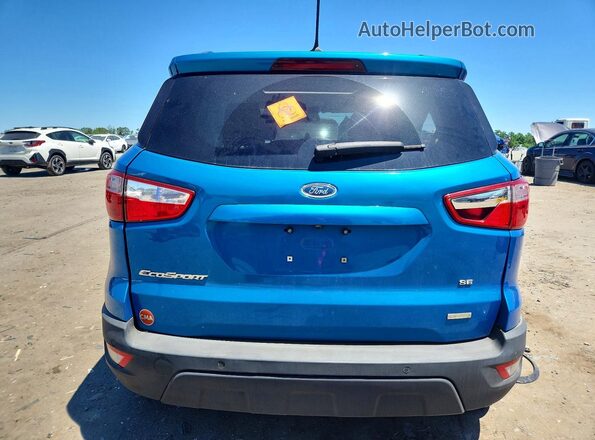 MAJ3S2GE1KC279440 2019 FORD ECOSPORT Blue უკანა ხედი
