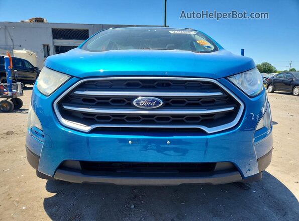 MAJ3S2GE1KC279440 2019 FORD ECOSPORT Blue წინა ხედი