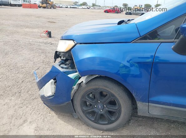 MAJ3S2GE1KC280412 2019 FORD ECOSPORT Blue Front view