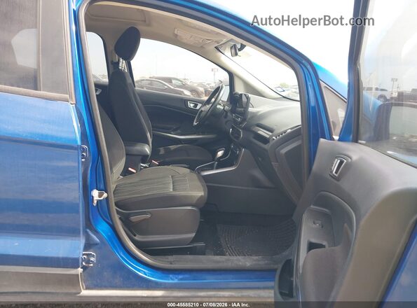 MAJ3S2GE1KC280412 2019 FORD ECOSPORT Blue Front interior view