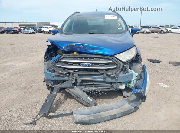 MAJ3S2GE1KC280412 2019 FORD ECOSPORT Blue Rear interior view