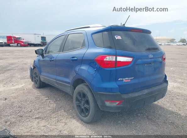 MAJ3S2GE1KC280412 2019 FORD ECOSPORT Blue Rear left