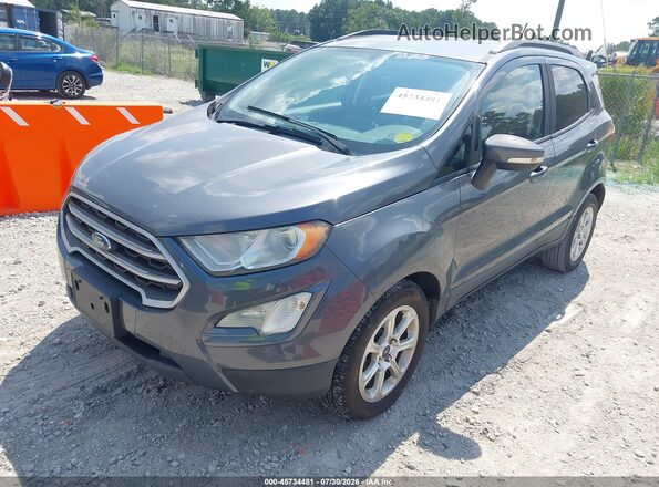 MAJ3S2GE1KC287277 2019 FORD ECOSPORT Gray Առջևի ձախ երեք քառորդ տեսարան