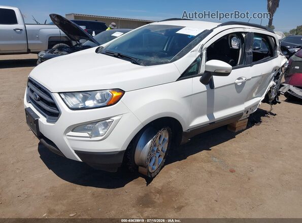 MAJ3S2GE1LC347818 2020 FORD ECOSPORT White Առջևի ձախ երեք քառորդ տեսարան