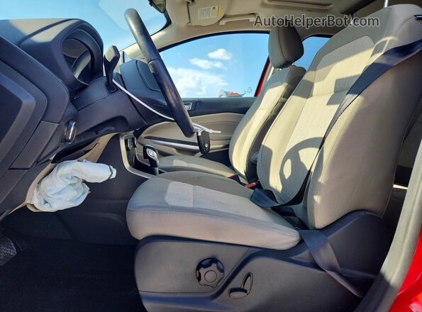 MAJ3S2GE1LC377479 2020 FORD ECOSPORT Red Widok wnętrza z przodu