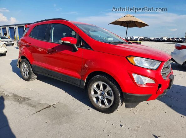 MAJ3S2GE1LC377479 2020 FORD ECOSPORT Red Przód prawy