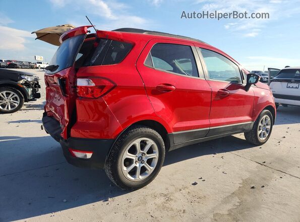 MAJ3S2GE1LC377479 2020 FORD ECOSPORT Red Tył prawy