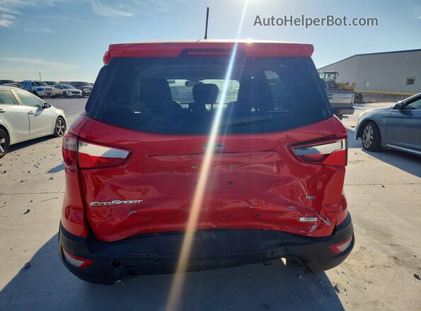 MAJ3S2GE1LC377479 2020 FORD ECOSPORT Red Widok z tyłu