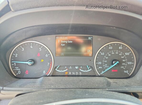 MAJ3S2GE1LC377479 2020 FORD ECOSPORT Red Widok zestawu wskaźników