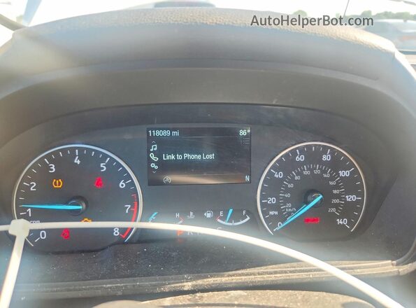 MAJ3S2GE2KC263179 2019 FORD ECO White Սարքավորումների վահանակի տեսք