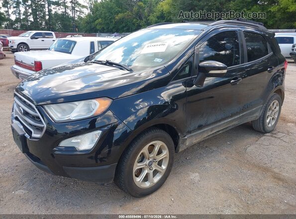 MAJ3S2GE2KC299020 2019 FORD ECOSPORT Black წინა მარცხენა ხედი სამი მეოთხედიდან