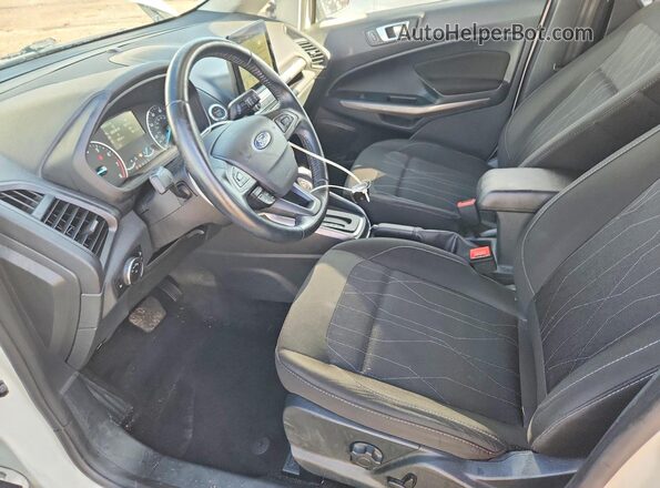 MAJ3S2GE2KC307519 2019 FORD ECOSPORT Белый Вид салона спереди