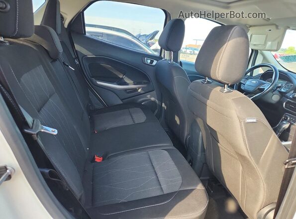 MAJ3S2GE2KC307519 2019 FORD ECOSPORT Белый Вид задних сидений