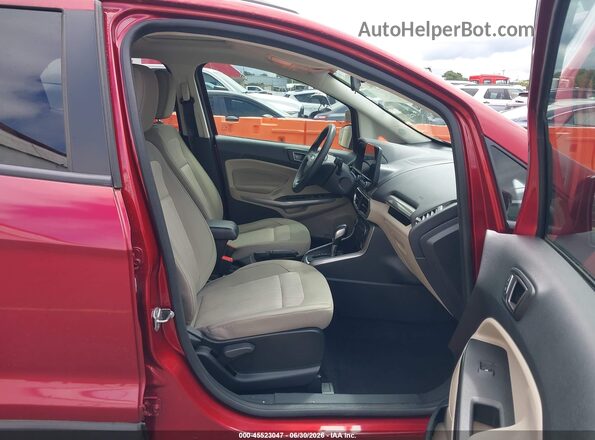 MAJ3S2GE2MC403119 2021 FORD ECOSPORT Red Vista interior delantera