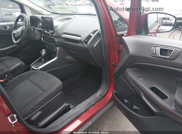 MAJ3S2GE2MC444012 2021 FORD ECOSPORT Red წინა სალონის ხედი