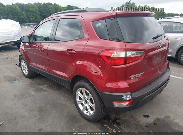 MAJ3S2GE2MC444012 2021 FORD ECOSPORT Red უკანა მარცხენა