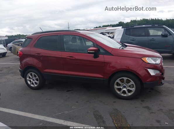 MAJ3S2GE2MC444012 2021 FORD ECOSPORT Red უკანა სალონის ხედი