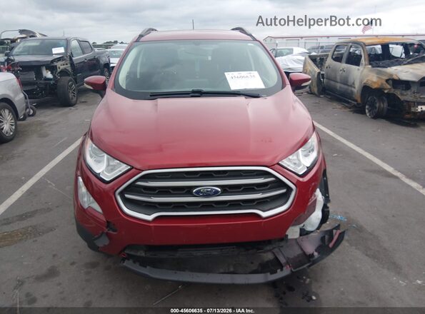 MAJ3S2GE2MC444012 2021 FORD ECOSPORT Red ხელსაწყოთა პანელის ხედი