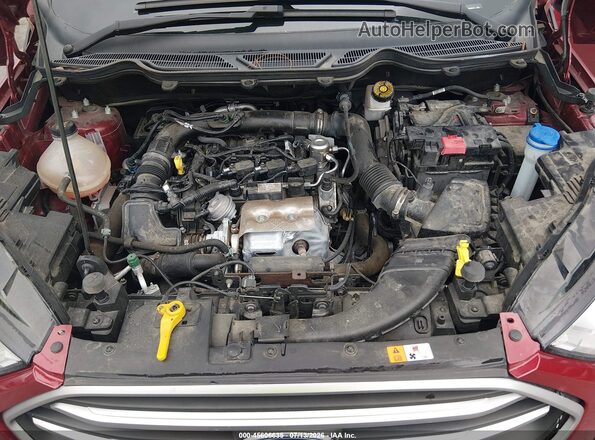 MAJ3S2GE2MC444012 2021 FORD ECOSPORT Red უკანა ხედი