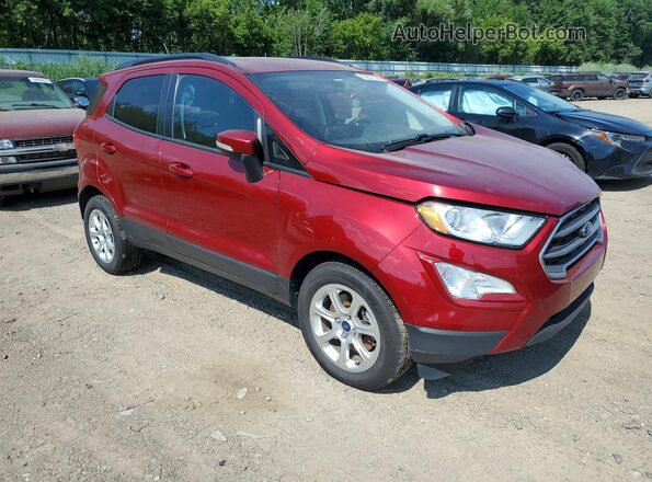 MAJ3S2GE3LC320975 2020 FORD ECOSPORT Red Przód prawy