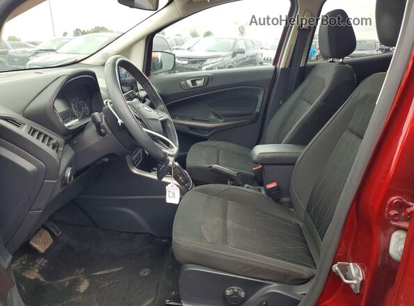 MAJ3S2GE3LC320975 2020 FORD ECOSPORT Red Widok wnętrza z przodu